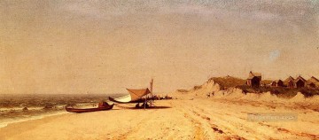  Ford Oil Painting - Long Branch Beach scenery Sanford Robinson Gifford